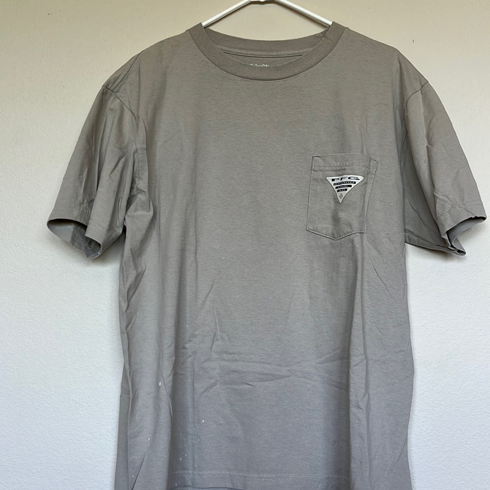 Mens Columbia PFG Fishing Pocket T Shirt Medium